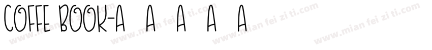 Coffe Book字体转换